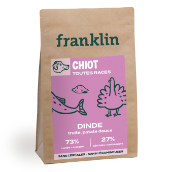 Franklin - Chiot - Dinde, truite, patate douce